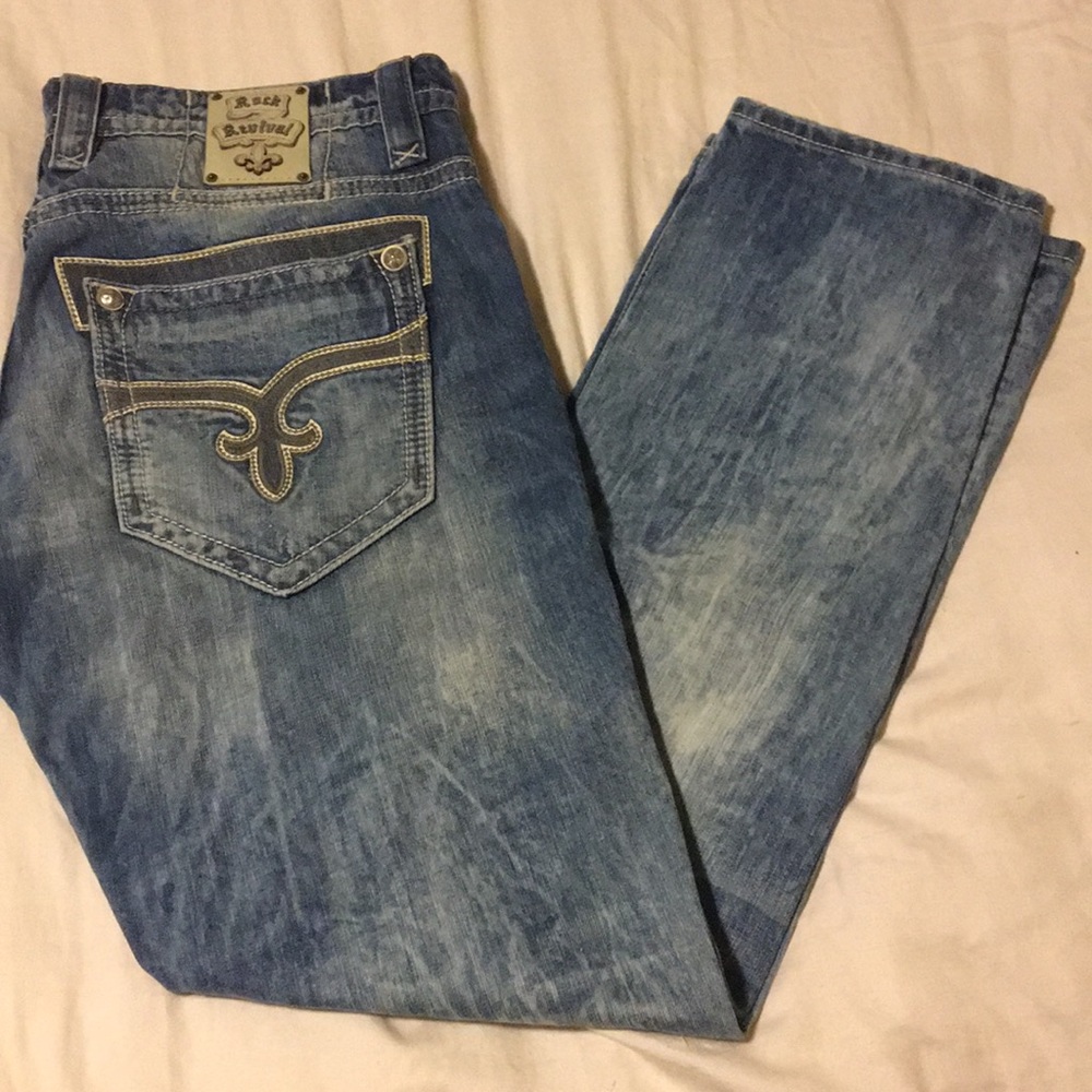 Men’s rock revival Jean-victor straight cut